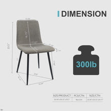 Load image into Gallery viewer, Modern Upholstered Dining Chairs With Cushion Seat And Sturdy Legs (Set of 4)