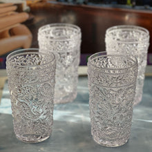 Load image into Gallery viewer, Paisley Style Acrylic Hi Ball Glasses (Set of 4)