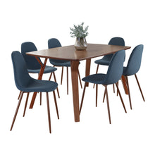 Load image into Gallery viewer, Folia Pebble - 7 Piece Mid Century Modern Dining Set