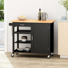 Load image into Gallery viewer, Contemporary Design Kitchen Cart With Wheels