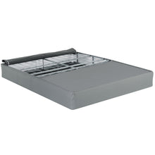 Load image into Gallery viewer, Foldable 9" Twin Size Metal Mattress Box Spring Foundation Bedroom Furniture Bed Base - Gray