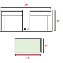 Load image into Gallery viewer, Comfortable Modern Patio Rattan Sectional Set With Cushions