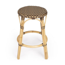 Load image into Gallery viewer, Rattan Backless Counter Height Bar Chair - Natural And Brown