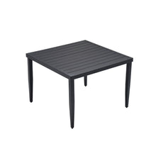 Load image into Gallery viewer, Outdoor Patio Dining Table With Tapered Feet & Umbrella Hole