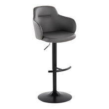 Load image into Gallery viewer, Boyne - Contemporary Adjustable Barstool With Swivel With Rounded T Footrest (Set of 2)