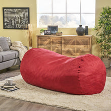 Load image into Gallery viewer, Jasper - Traditional Cylindrical Suede Bean Bag
