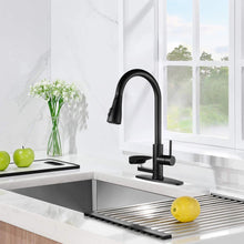 Load image into Gallery viewer, 3 In 1 Kitchen Faucet With LED Temperature Display, Pull Down Sprayer