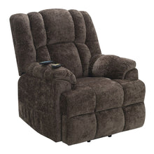 Load image into Gallery viewer, Pacay - Power Recliner With Lift, Heating & Massage - Brown Chenille