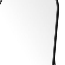 Load image into Gallery viewer, 70" Metal Arch Wall Mounted Leaning Or Freestanding Framed Full Length Mirror - Black