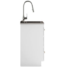 Load image into Gallery viewer, Lawrence - Laundry Cabinet With Faucet And Stainless Steel Sink