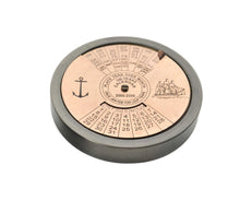 Load image into Gallery viewer, Year Calendar Compass Quote (Set of 2) - Brass