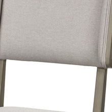Load image into Gallery viewer, Upholstered Fabric Open Back Side Chairs (Set of 2) - Light Gray