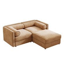 Load image into Gallery viewer, Contemporary Elegant Sofa With Storage And Ottoman