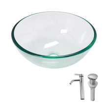 Load image into Gallery viewer, Vessel Sink With Faucet And Pop-Up Drain