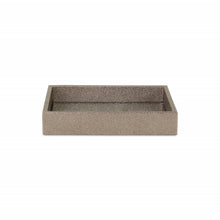 Load image into Gallery viewer, 10" Rectangular Wood Handmade Tray - Gray