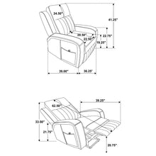 Load image into Gallery viewer, Mckinley - Upholstered Power Lift Recliner Chair With Remote Control - Gray