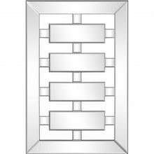 Load image into Gallery viewer, 24" Glass Framed Accent Mirror - Clear