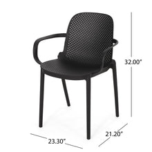 Load image into Gallery viewer, Roxanne - Outdoor Stacking Dining Armchair (Set of 2)