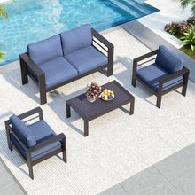 Load image into Gallery viewer, Outdoor Patio Set, All-Weather With Thick Cushions