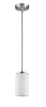 Load image into Gallery viewer, Frosted Glass Hanging Light - Silver