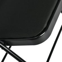 Load image into Gallery viewer, Faux Leather Steel Folding Chairs (Set of 4) - Black