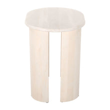 Load image into Gallery viewer, 24" Solid Wood Oval End Table - Brown