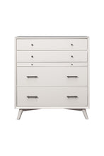 Load image into Gallery viewer, Solid Wood Four Drawer Chest - White