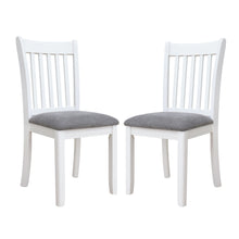 Load image into Gallery viewer, Modern Dining Chair, Wooden Back, Cushion Seats (Set of 2)