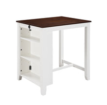 Load image into Gallery viewer, Graham - Small Space Counter Height Dining Table With USB Charging Ports And Shelves