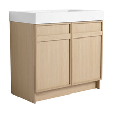 Load image into Gallery viewer, Freestanding Bathroom Vanity With Resin Sink & Soft Close Cabinet Doors