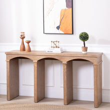 Load image into Gallery viewer, Archway Console Table - Antique Natural / Light Natural / Natural