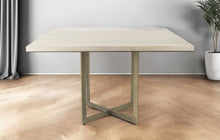 Load image into Gallery viewer, Modern Square Wood And Dining Table - Off White