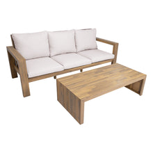 Load image into Gallery viewer, 3 Seater Patio Set, Outdoor Sofa & Coffee Table Set