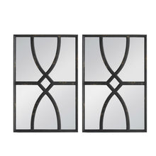 Load image into Gallery viewer, Framed Accent Mirror (Set of 2) - Black