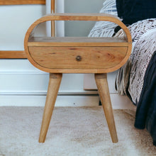 Load image into Gallery viewer, Circular Open Bedside Nightstand