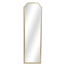 Load image into Gallery viewer, 64" Metal Beaded Arch Full Length Hanging Mirror - Gold
