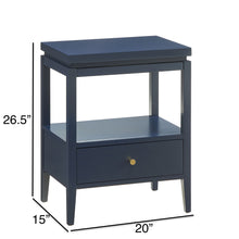 Load image into Gallery viewer, Olana -1 Drawer Nightstand With Floating Top Design