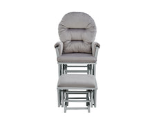 Load image into Gallery viewer, Madison - Glider And Ottoman - Gray
