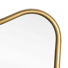 Load image into Gallery viewer, 30" Abstract Metal Framed Accent Mirror - Gold