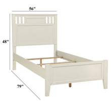 Load image into Gallery viewer, Simple Frame With Headboard And Vertical Carved Design
