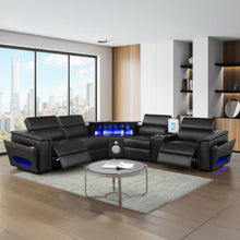 Load image into Gallery viewer, Nova - Sectional With Bluetooth Speaker, LED And Lifting Wine Cabinet