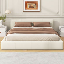 Load image into Gallery viewer, Stylish Upholstered Bed With Birch Wood Frame