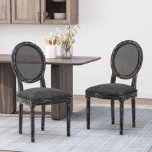 Load image into Gallery viewer, French Country Dining Chair With Cane Backrest (Set of 2)