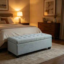Load image into Gallery viewer, Elegant Tufted Storage Ottoman Bench