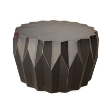 Load image into Gallery viewer, Solid Wood Round Distressed Coffee Table - Black