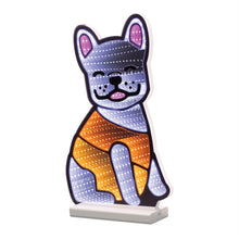Load image into Gallery viewer, Dog Tabletop Sign With LED - White / Orange