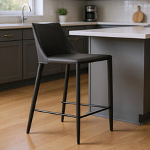 Load image into Gallery viewer, Steel Low Back Counter Height Bar Chair - Black