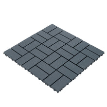 Load image into Gallery viewer, Plastic Interlocking Deck Tiles Patio Deck Tiles Waterproof Outdoor Use