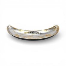 Load image into Gallery viewer, Handmade Crescent Trinket Tray (744452) - Silver / Silver