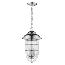 Load image into Gallery viewer, Dylan 3-Light Chrome Hanging Lantern - Silver
